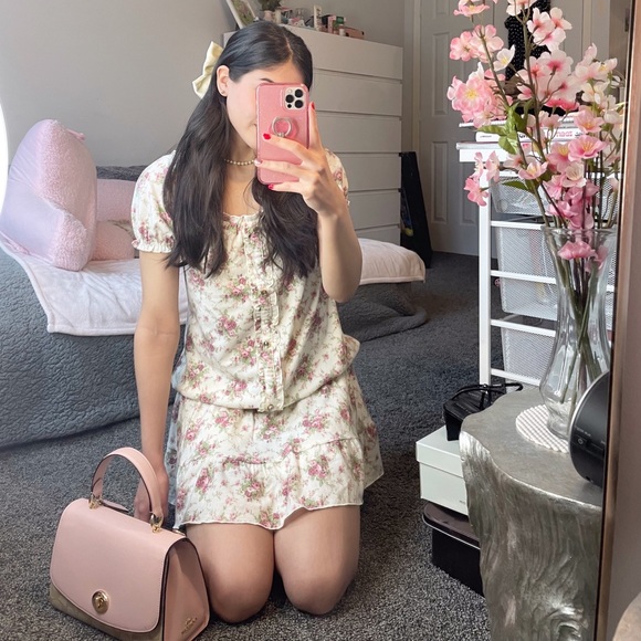 Shabby chic, Liz Lisa floral dress - {rare} 🩰 - Picture 2 of 6